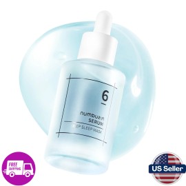 numbuzin No.6 Serum | Deep Sleep Mask Serum | Iceland Glacier Water | 1.69 fl.oz