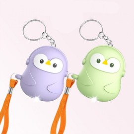 Penguin Personal Safety Alarm with Emergency Light Penguin Personal Safety Alarm - Purple 2ea