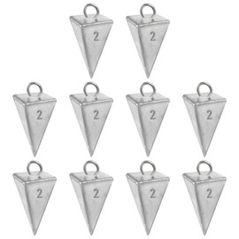 Fishing Weights Sinkers Pyramid Sinkers Saltwater Surf Fishing Weight Gear Tackle Kit 1oz 2oz 3oz 4oz 5oz 6oz 8oz