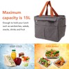 Lunch Box Handheld 15L Capacity Waterproof Leakproof Insulated Lunch Bag