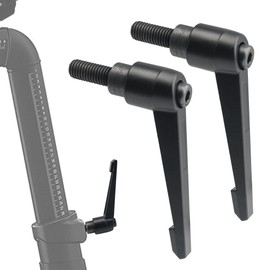 Exercise Bike Seat Handles for Peloton Bike Exercise Bike Seat an Handle Height Bar Adjustment Lever Alloy Handles Replacement Parts 2 Packs