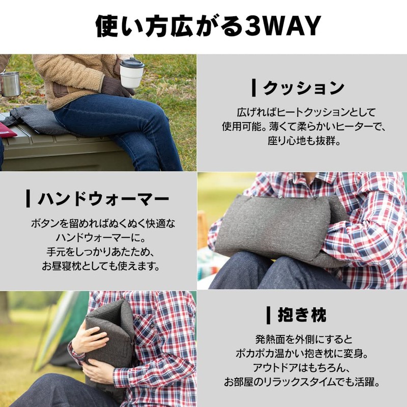 Iris Ohyama HW-O3W-H Disaster Prevention Goods, Hot Mat, Electric Mat,