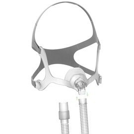 Replacement for Airfit N20, Secure Fit & Ultra-Soft with Upgraded Silicone Cushion, Quick-Release Tube Adjustable Straps Assembly, Great-Value CPAP Supplies - Small
