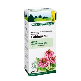Schoenenberger Echinacea Natural Plant Juice Coneflower, 200 ml Solution