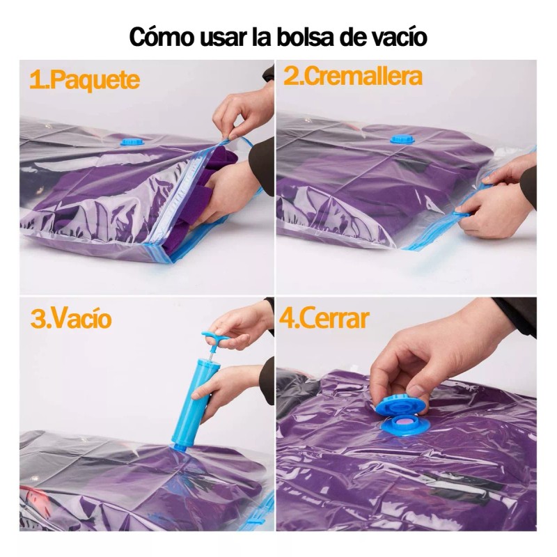 Corp.Res Electronics Bolsa De Vacio Ahorra Espacio No Humedad Olores