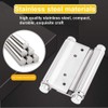 Roberee 2Pcs 3'' Inch Stainless Steel Double Action Spring Hinge