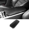 JUIVEEL Carbon Fiber Style ABS Car Central Console Armrest Cover