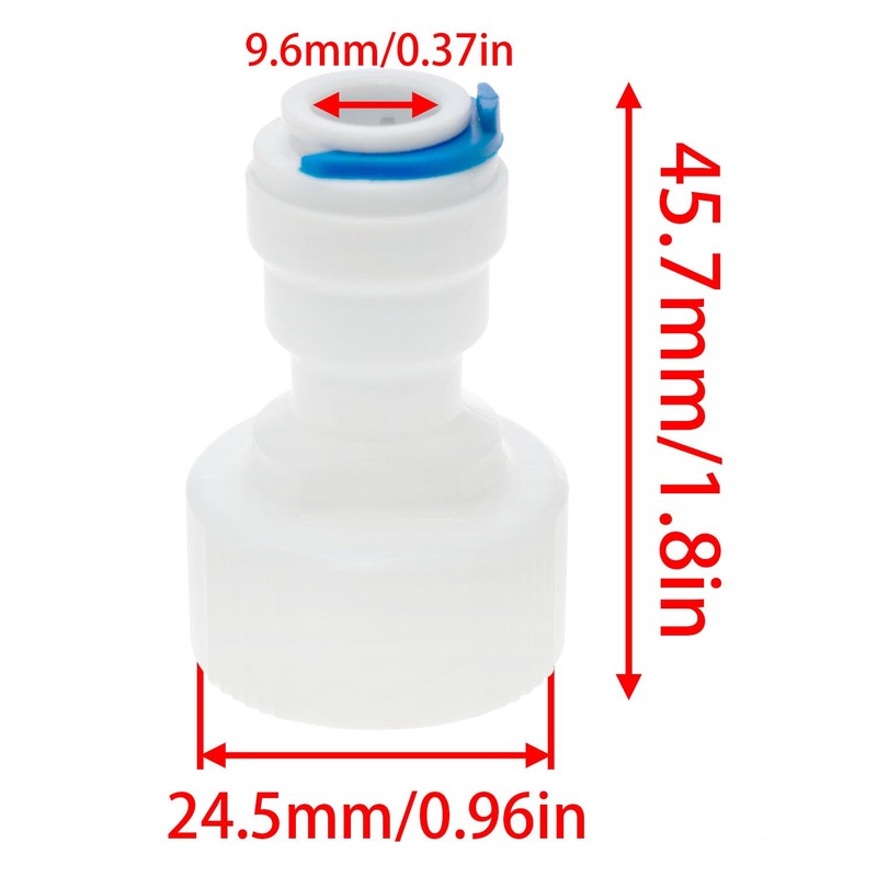 FINBe Straight NPT Thread Adapter 3/4"FNPT to 3/8” Pipe Outer