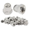 Hitefu - 50 tuercas de bellota M6-1,0 mm, tuercas de