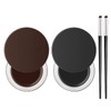 2 Colors Gel Eyeliner Waterproof - Long Lasting Eyebrow &