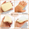 Almooni Premium Egyptian Exfoliating Loofah Pad Body Scrubber - Rectangular