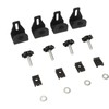 16PCS Saddle Bag Locks Mounting Screws Theft Deterrent Hardware Bolt