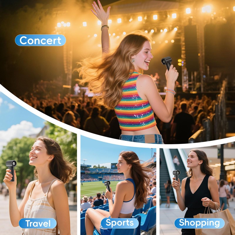 HandFan 4000mAh Mini Hand Fan(Black)