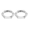 QUARKZMAN G3/8 Pipe Fitting Hex Thin Lock Nut Locking Nut