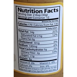 Amish Peanut Butter 100% Natural, No Preservatives