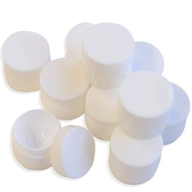 MYmama Resin Liquid Gel Nail Liquid Storage Containers, 10 Pieces, Storage Capacity 0.2 oz (5 g), Empty Containers, For Resin, Color Case, Storage Container, Plastic, Resin, Nails, Resin Supplies, Tools (White)
