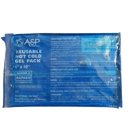 RGPA610 ASP Medical Reusable Hot/Cold Gel Pack Large 6"x 10" w/Sleeve Latex Free RGPA610