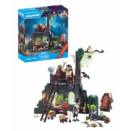 Playmobil 71651 Pirates: Haunted Ruins Promo Pack, including a castle ruin, three figures, and many eerie extras, mysterious play sets suitable for children ages 4+