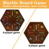 Wahoo Board Game Wooden Original Board Game Classic 2 Side