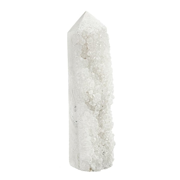 Sportmusies Natural Rock Crystal Cluster Obelisk Wand Tower Home Office