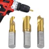 Mesee 3 Piece Welding Point Drill Bit CNC Milling Cutter