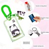 RUNRAYAY Kpop Photocard Holder Keychain Cartoon Panda PC Holder Kpop