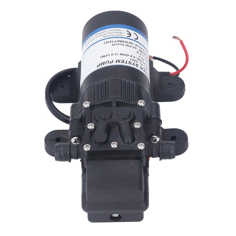 Water Pump 0.8GPM DC 12V 1.8A 55PSI Self Priming Pump