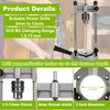 CertBuy Portable Drill Press for Hand Drill, Adjustable Multi-Angle For