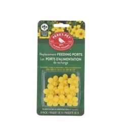 Perky-Pet Perky Pet Hummingbird Replacement Flowers with bee guards 9 Pack  NEW #202FB