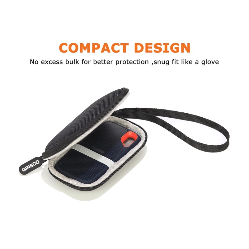 Ginsco Ultra-Compact Case Exclusive for Sandisk Extreme Portable SSD E30/E61,
