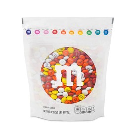 M&M'S Pre-Designed Congrats Milk Chocolate Candy - 2lbs of Bulk Candy with Congratulatory Graphics for Gifts, Parties, Employee Recognition and Appreciation
