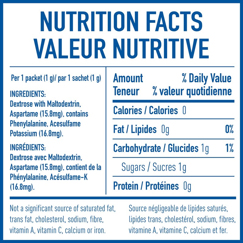 EQUAL 0 Calorie Sweetener, Sugar Substitute, Zero Calorie Sugar Free
