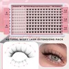 Focipeysa Wisapy Natural Lash Clusters Spiky Clusters Eyelashes Salon Effect