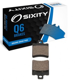 Sixity Q6 Front Organic Brake Pads compatible with Aprilia RS 50 Mojito Retro 2004-2005 Complete Set