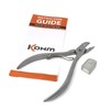 Kohm Ingrown Toenail Clippers | Super Control Cuticle Trimmer &