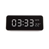 Green Blue GB397 Digital Alarm Clock with Thermometer, 2 Alarms/Snooze