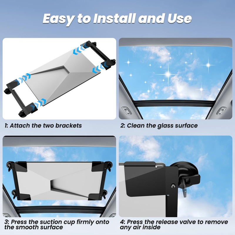 Starlink Gen 3 Car Suction Cup Mount, Secure Mounting Kit