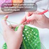 2.75mm Crochet Hook, Ergonomic Crochet Hooks with Soft Rubber Handle