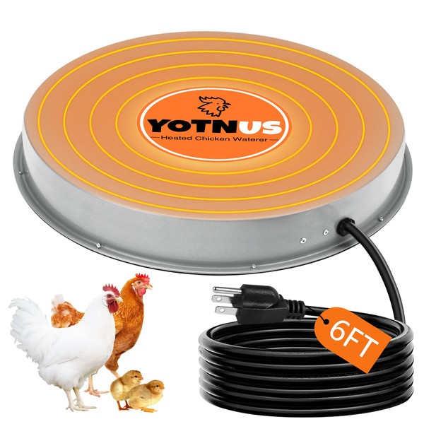 YOTNUS YOTNUS Chicken Water Heater for Winter: 11 Inch Chicken