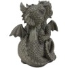 Ebros Romantic Valentines Baby Garden Dragons Cuddling Tight Statue 5.25"