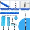 12FT Telescopic Extension Pole | 3-12FT Adjustable Aluminum Paint Roller