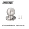 Probrico Round Dummy Door Handles in Brushed Nickel Finish, Ball