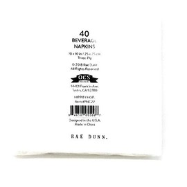Rae Dunn by Magenta 40 CT Bevarage NapkinsHIPPITY HOP.