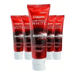 Crema Dental Colgate Luminous White Carbón Activado 5pz 66ml