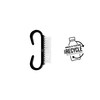 Jean Louis David Curved Handle Nail Brush Recycled Plastic Handle