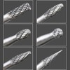 Yakamoz 1/4'' Shank (6mm Head Diameter) 10pcs Tungsten Carbide Rotary