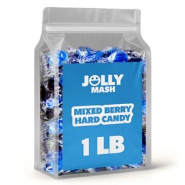 Sugar Free Mixed Berry Hard Candy | 1 LB | Individually Wrapped Assorted Wildberry Bulk Bag