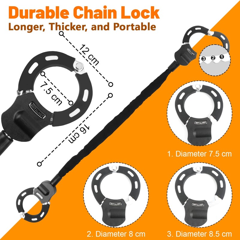 SHTALHST Scooter Lock, Universal Scooter Bag, Electric Scooter Accessories, Electric