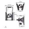 Importeek Soporte Base Celular Carro Auto Ventilacion Rejilla Aire 360