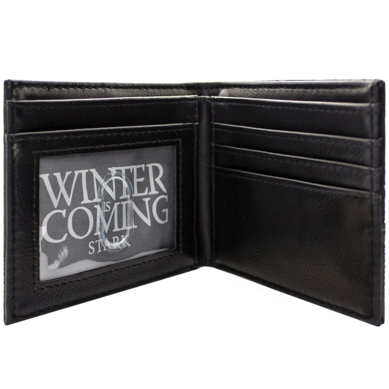 Game of Thrones Winter is Coming Direwolf Emblem Wallet Bi-Fold